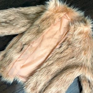 Faux fur jacket